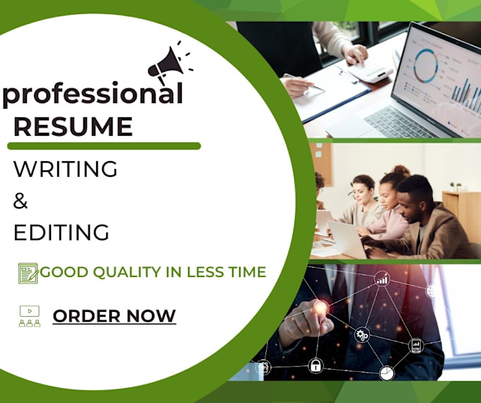 Gig Preview - Create professional cv , resume writing , resume maker