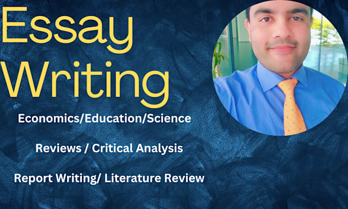 Gig Preview - Provide writing services in area of economics, english and social science