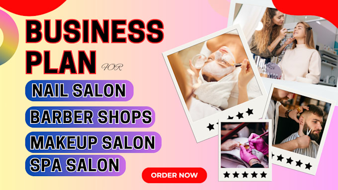 Gig Preview - Prepare a beauty salon business plan, spa, nail, and hair salon business plan