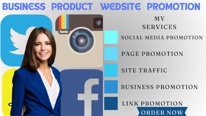 Gig Preview - Do website promotion business products promotion to targeted audience