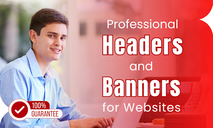 Gig Preview - Create website headers and banners design for you