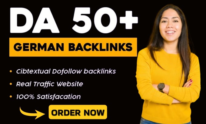 Gig Preview - Build quality german high authority guest post dofollow white hat SEO backlinks