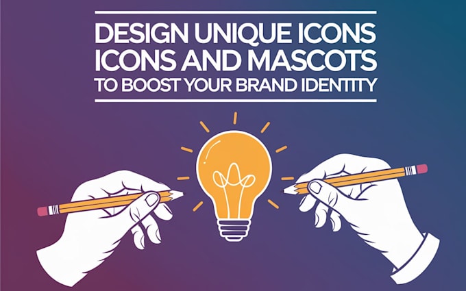 Gig Preview - Design unique icons and mascots to boost your brand identity