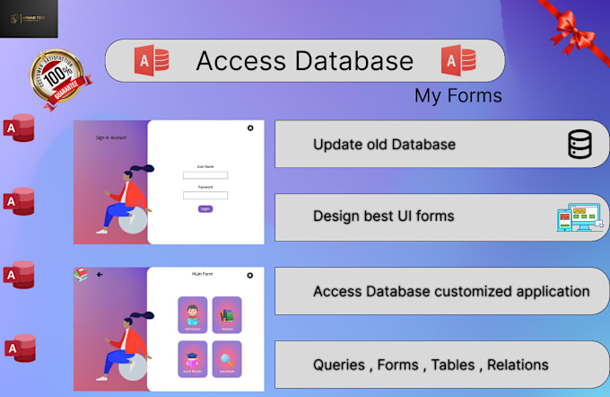 Gig Preview - Do access database projects and assignments