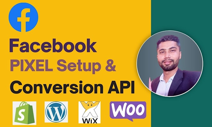 Gig Preview - Setup meta facebook pixel conversion API, ga4, GTM for shopify and wordpress