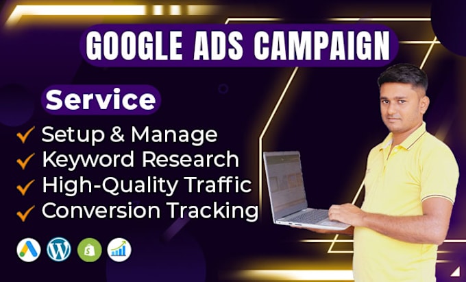 Gig Preview - Set up and manage your google ads adwords PPC campaigns