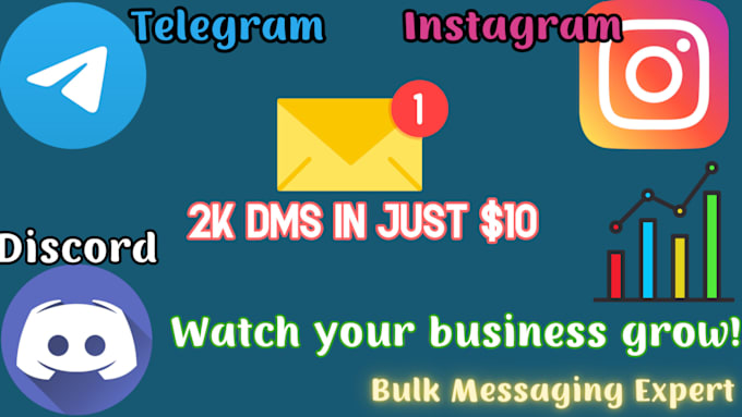 Gig Preview - Do instagram mass dms to any targeted audience