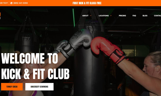 Gig Preview - Design a website for personal trainer, fitness trainer, coach, yoga, gym website