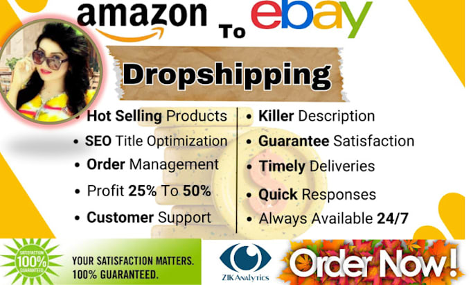 Gig Preview - Do amazon to ebay dropshipping