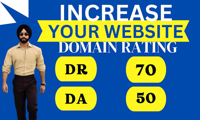 Gig Preview - Increase domain rating ahrefs dr 70 quality backlink moz da 30 white had seo