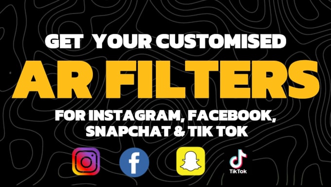 Gig Preview - Create unique ar filter for instagram, facebook or snapchat