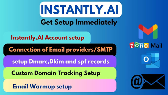 Gig Preview - Setup instantly ai for cold mailing