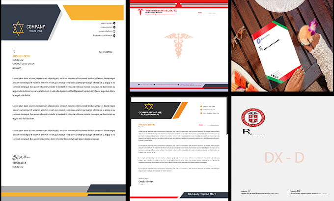 Gig Preview - Design minimalist and corporate letterhead for your business