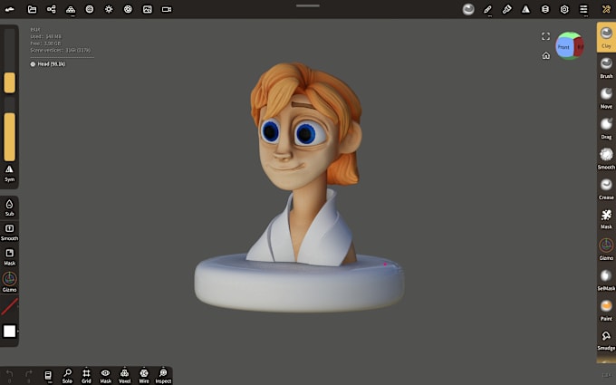 Gig Preview - Sculpt your characters in 3d