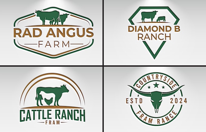 Bestseller - do custom vintage ranch, western, farm, and cattle brand logo