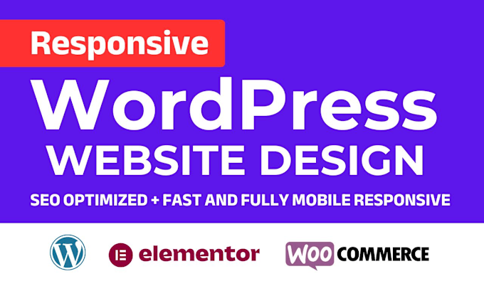 Gig Preview - Design, clone or revamp wordpress website with elementor pro