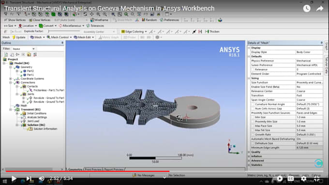 Gig Preview - Do fea and thermal analysis using ansys workbench