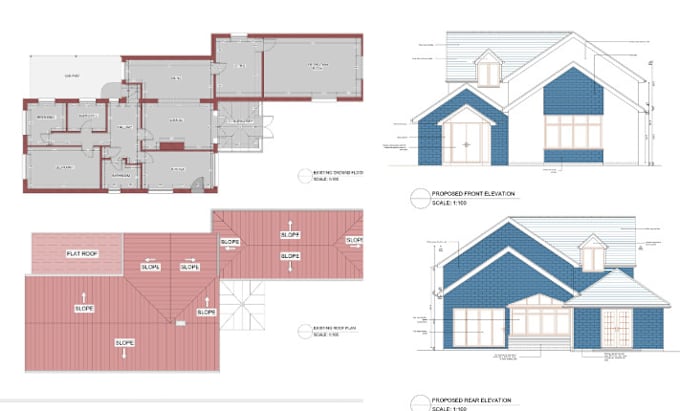 Gig Preview - Do planning and building regulation drawings for uk planning