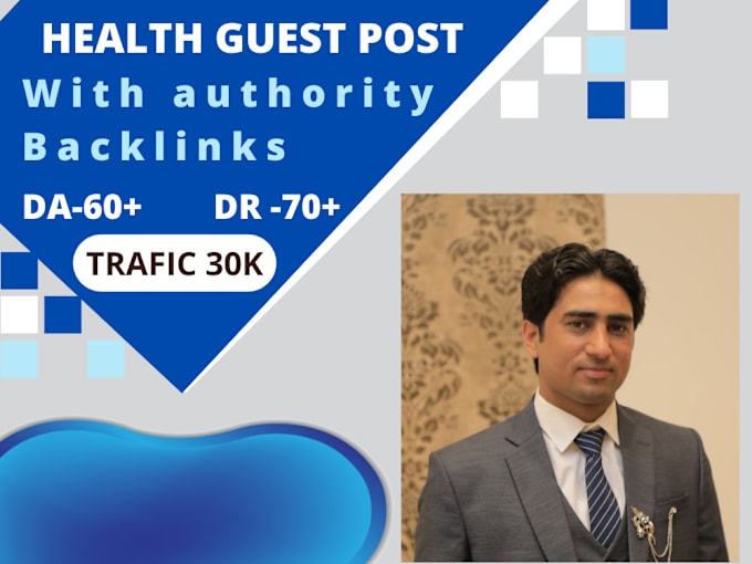 Gig Preview - Publish health guest post on high authority health blogs