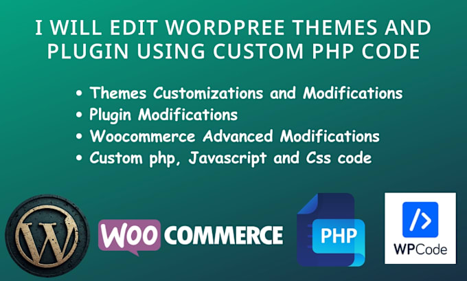 Bestseller - edit wordpress themes and plugin using custom php code