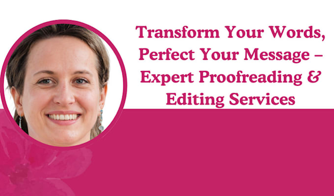 Gig Preview - Edit and proofread your work within 24 hours