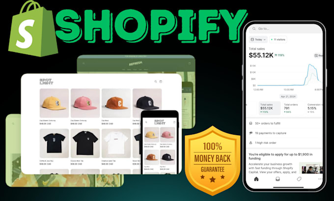 Bestseller - design and set up your branded shopify dropshipping store