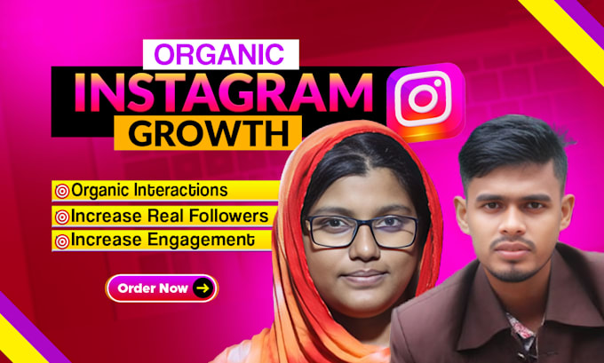 Gig Preview - Be your instagram organic growth manager