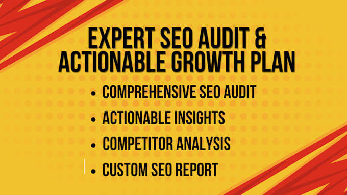 Gig Preview - Do expert SEO audit and actionable growth plan