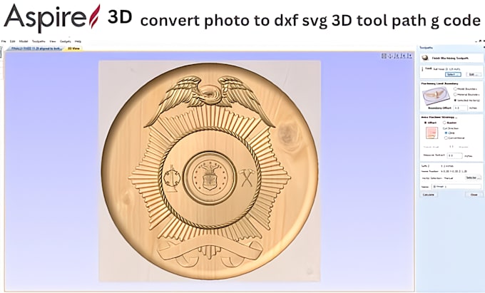 Gig Preview - Do cnc designs 2d 3d in aspire, vcarve pro