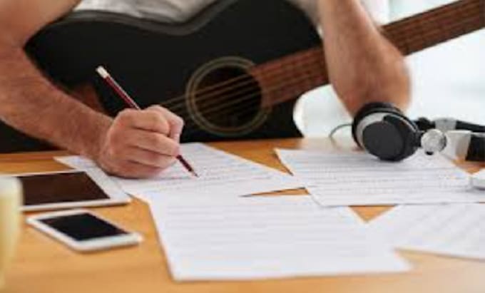 Gig Preview - Write song lyrics for you and be your best male rap, rnb, pop singer songwriter