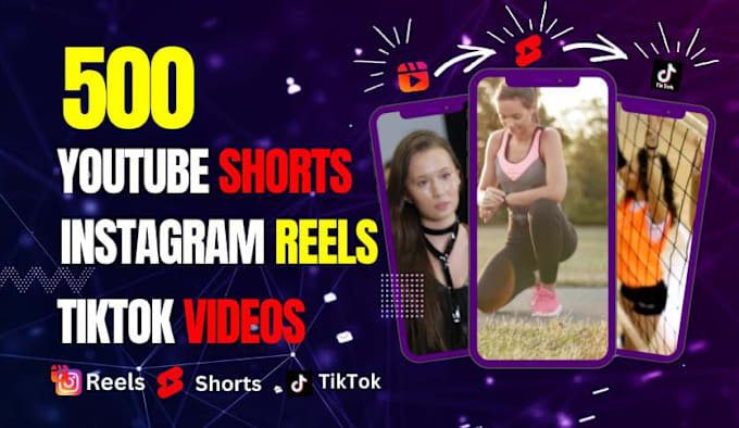 Gig Preview - Create youtube shorts instagram tiktok 24 hours