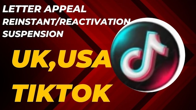 Gig Preview - Write letter for tiktok shop account deactivation, suspension and violations