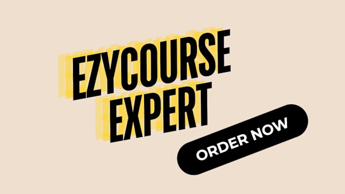 Gig Preview - Create ezycourse website, landing page, ezycourse course, ezycourse design