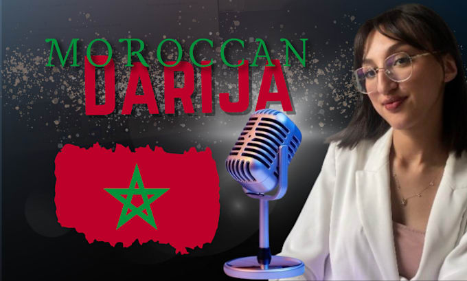 Gig Preview - Do moroccan darija or tamazight female voiceover for ecom ads ugc