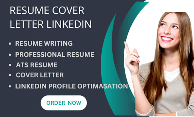 Gig Preview - Write professional resume, cover letter and linkedin profile