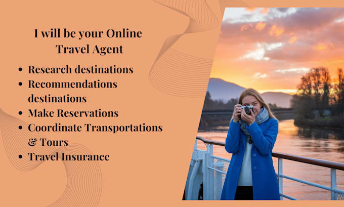 Gig Preview - Be your online travel agent