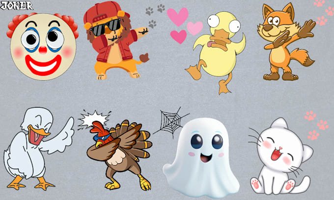 Gig Preview - Design whatsapp animated stickers, emojis and telegram sticker for you