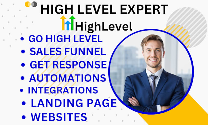 Gig Preview - Gohighlevel getresponse gohighlevel landing page gohighlevel salesfunnel website