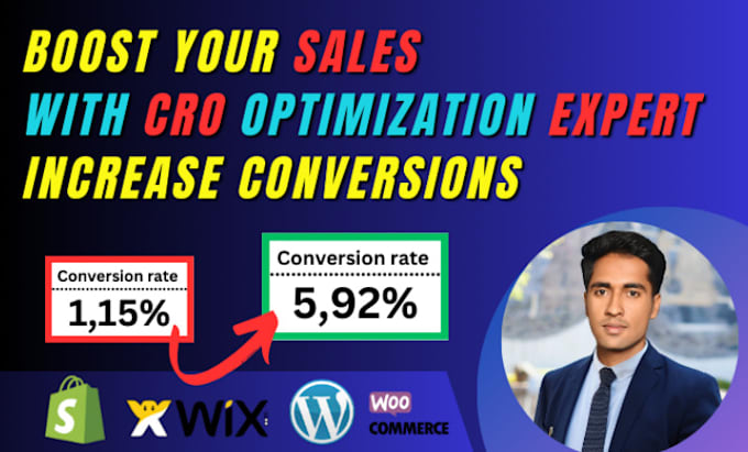 Gig Preview - Boost your sales, do conversion rate optimization, cro audit and fix error