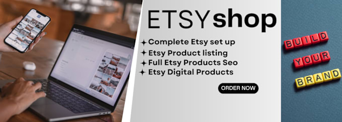 Gig Preview - Set up your etsy shop,digital products,product listing and seo ranking