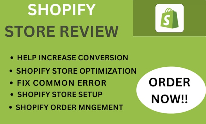 Gig Preview - Professionally audit and analyze your shopify store