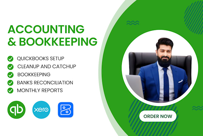 Gig Preview - Be your certified quickbooks online bookkeeper