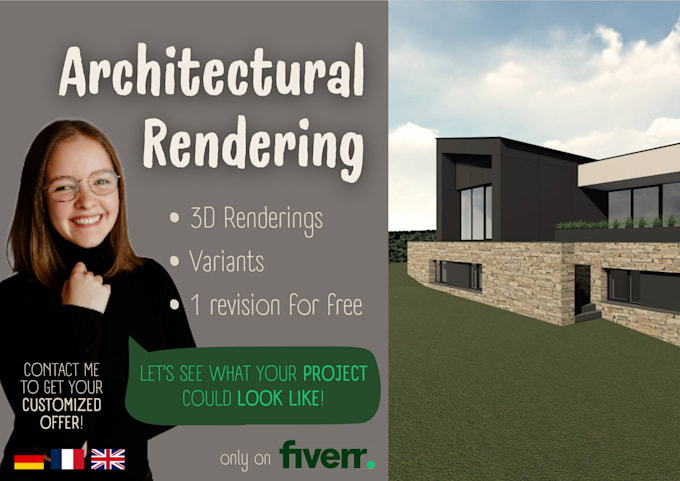 Gig Preview - Make architectural renderings out of your existing plans