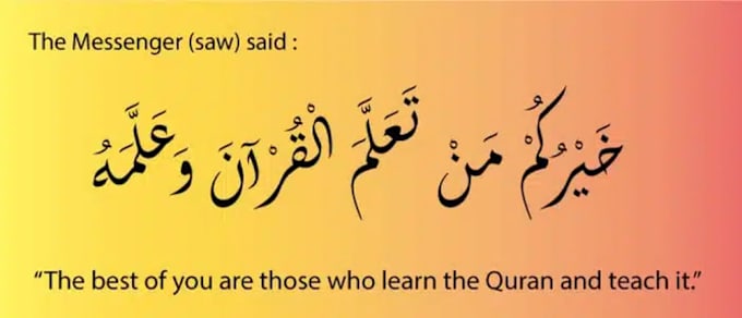 Gig Preview - Be your quran lessons teacher, and teach quran with tajweed