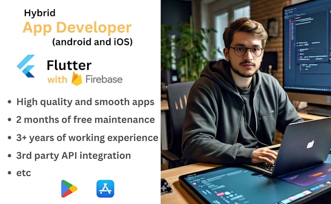 Bestseller - do flutter mobile app development for android and ios