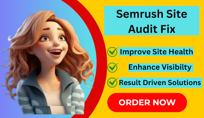 Gig Preview - Fix semrush site audit errors and technical site audit SEO errors