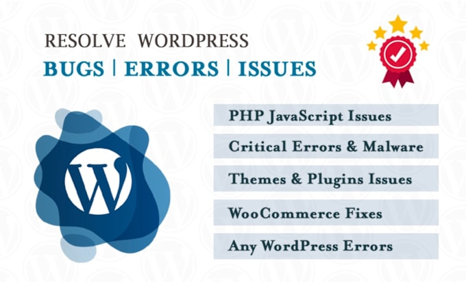 Bestseller - resolve wordpress issues, wordpress errors and bugs