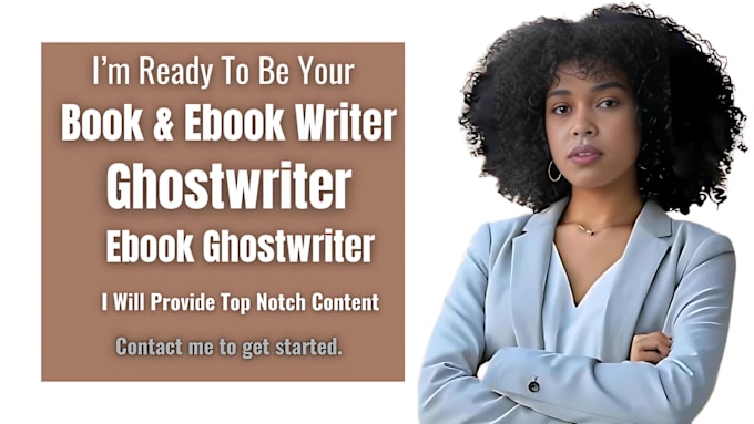 Bestseller - ghostwrite a 30k words as your book and ebook ghostwriter