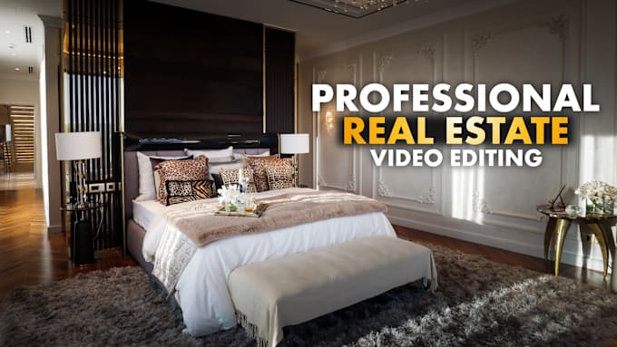 Gig Preview - Do professional real estate video editing within 24hours