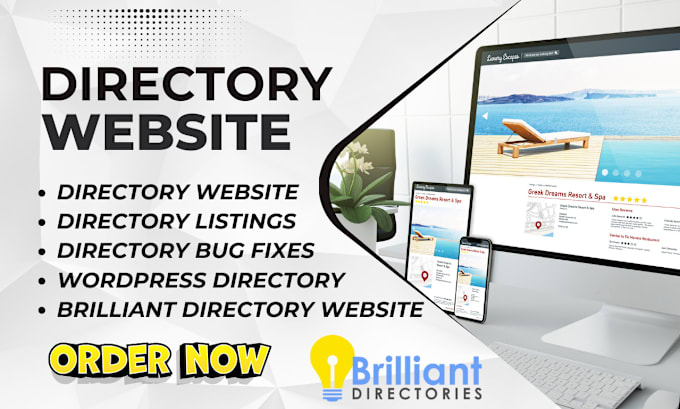 Gig Preview - Build brilliant directory website, wordpress directory website free consultation